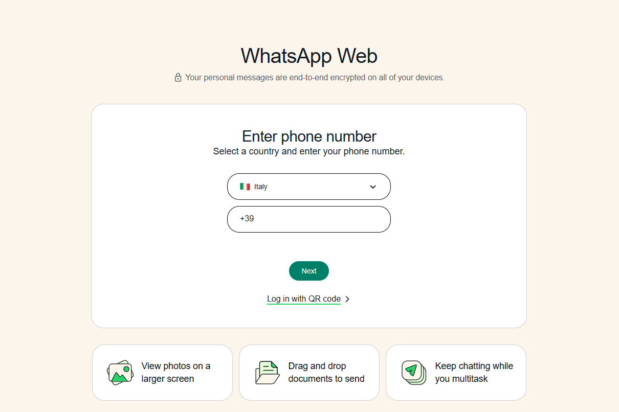 WhatsApp Web Without a QR Code