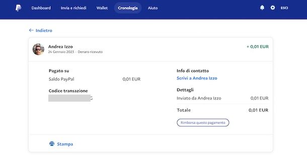 Procedura rimborso PayPal tempi e modalità