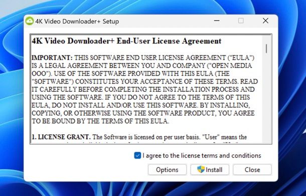 Schermata di download con 4K Video Downloader+