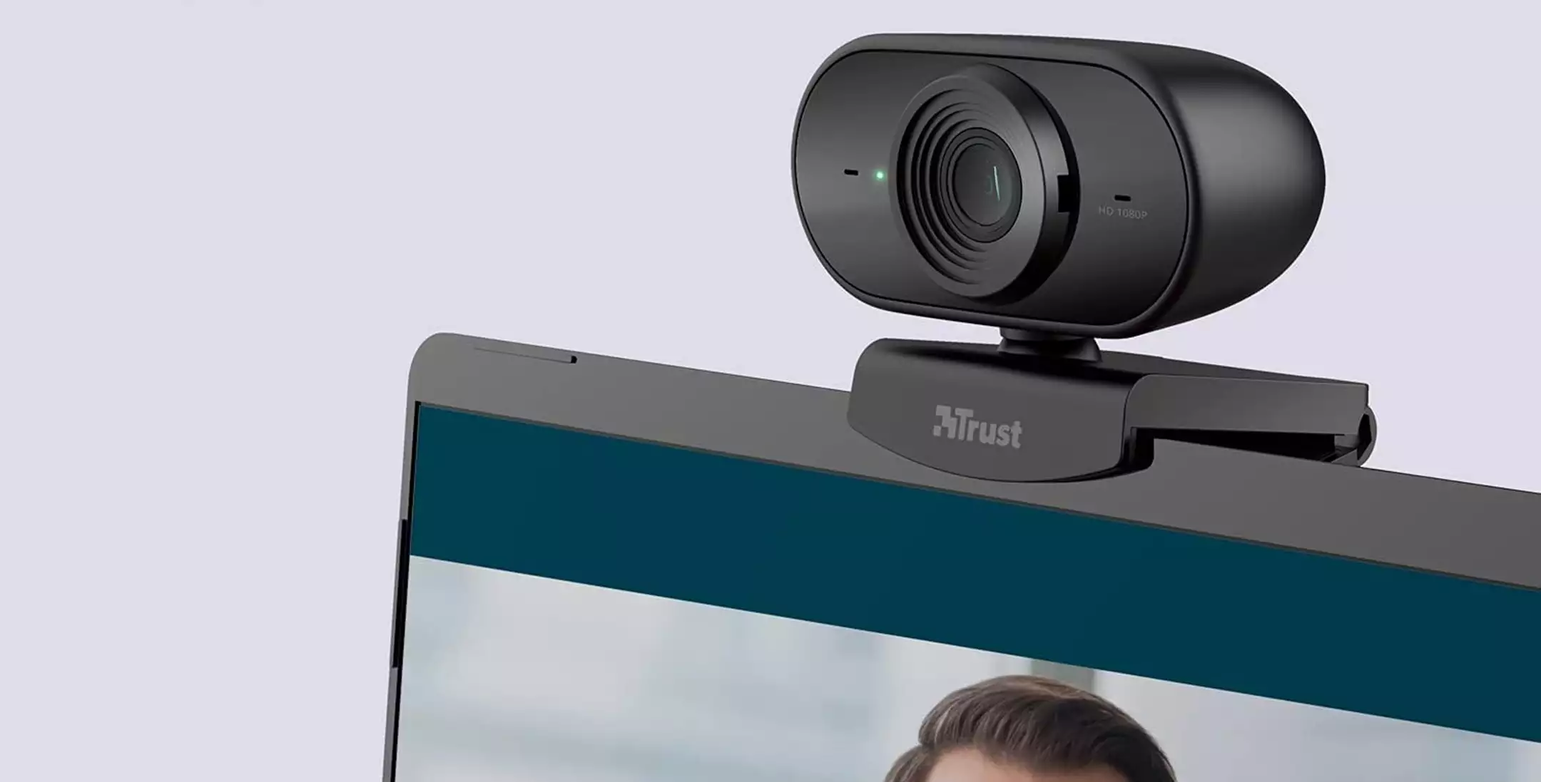 Trust Tolar webcam Full HD con doppio microfono e supporto regolabile