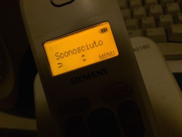 chiamate anonime da telefono fisso