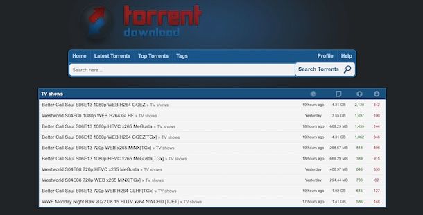Torrent Download sito torrent database autonomo