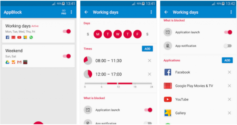 AppBlock Stay Focused per bloccare app distraenti su Android