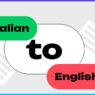 Miglior traduttore inglese italiano