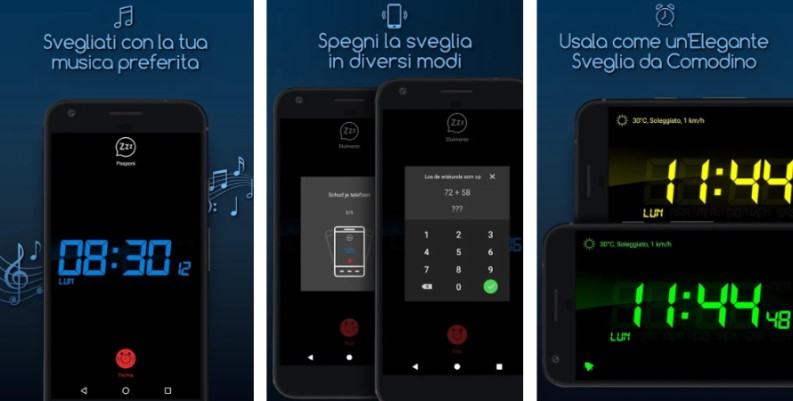 App Sveglia per me con funzioni radiosveglia e musica personalizzata