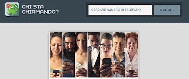 Ricerca numeri cellulari su database online Chi sta chiamando